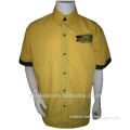 Promotion polyester cotton men's racing team shirts